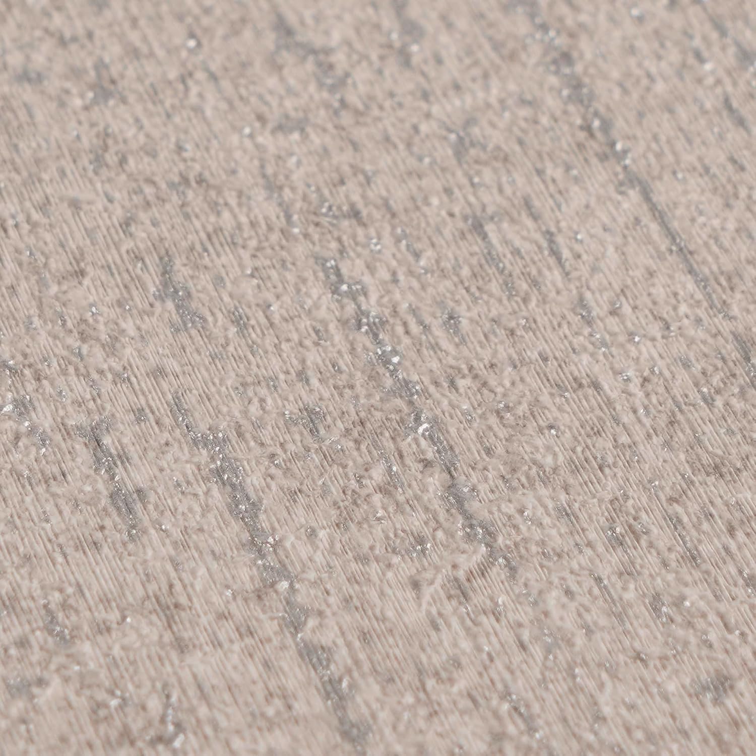 Livingwalls A.S. Création Vibes & Styles 792018 Non-Woven Wallpaper - Warm Atmosphere with Botany, Geometry & 3D Look, Vinyl Surface, Plain Wallpaper, Textured Wallpaper, 10.05 m x 0.53 m, Brown/Grey