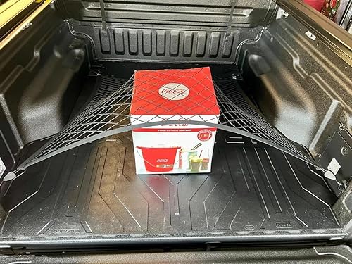 Miniatura 3 de Red de carga organizadora de maletero trasero para Ford Maverick 2022-2023 – Red de carga estilo piso para camioneta – Organizador de maletero de