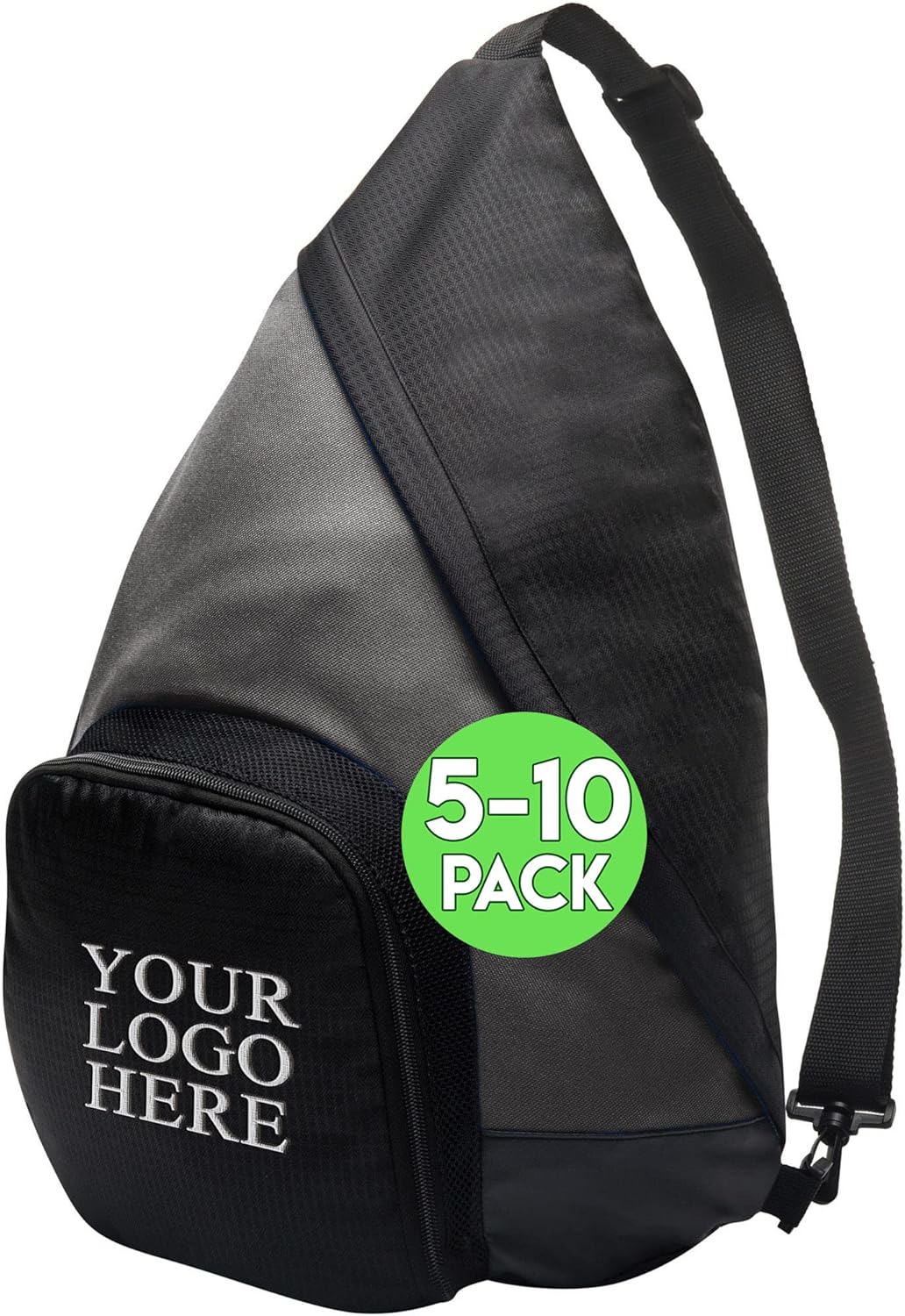 Personalized Custom Crossbody Sling Backpack for Women & Men - Add Your Embroidered Name Monogram Logo