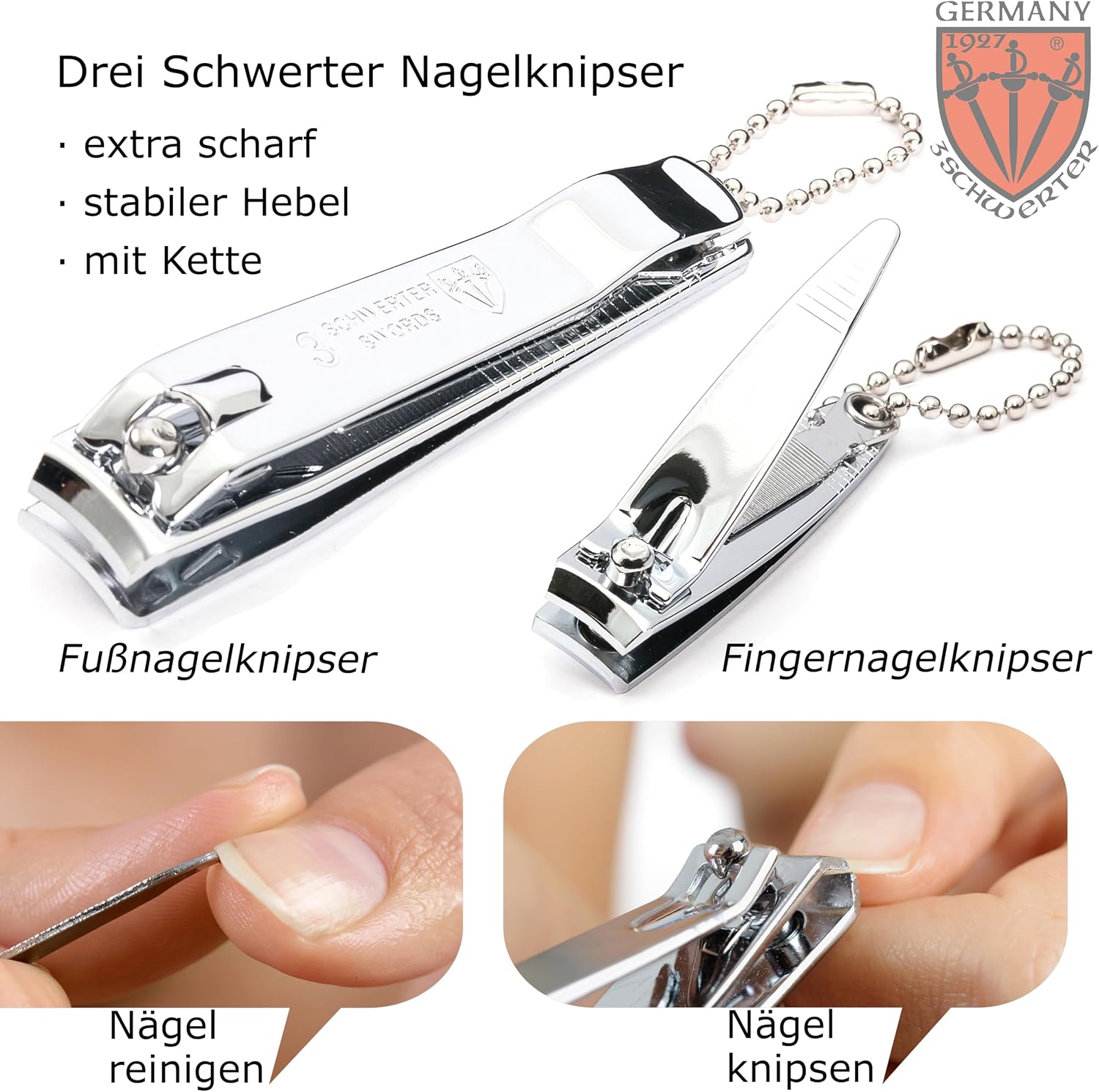 DREI SCHWERTER Germany набор для маникюра Bari 4-х предметный из коричневой искусственной кожи в комплект входят пинцет сапфировая пилочка для ногтей ножницы для маникюра ножницы для педикюра