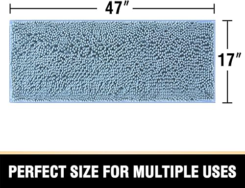 Miniatura 93 de Alfombras de baño Tapetes para baño antideslizante de chenilla de lujo alfombra de baño alfombra extra suave y absorbente Tapetes peludos lavables