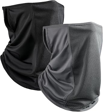 OZERO Face Mask Neck Gaiter Sun Protection Scarf Gator Breathable Cooling for Summer Outdoor Activities, Hiking, Cycling