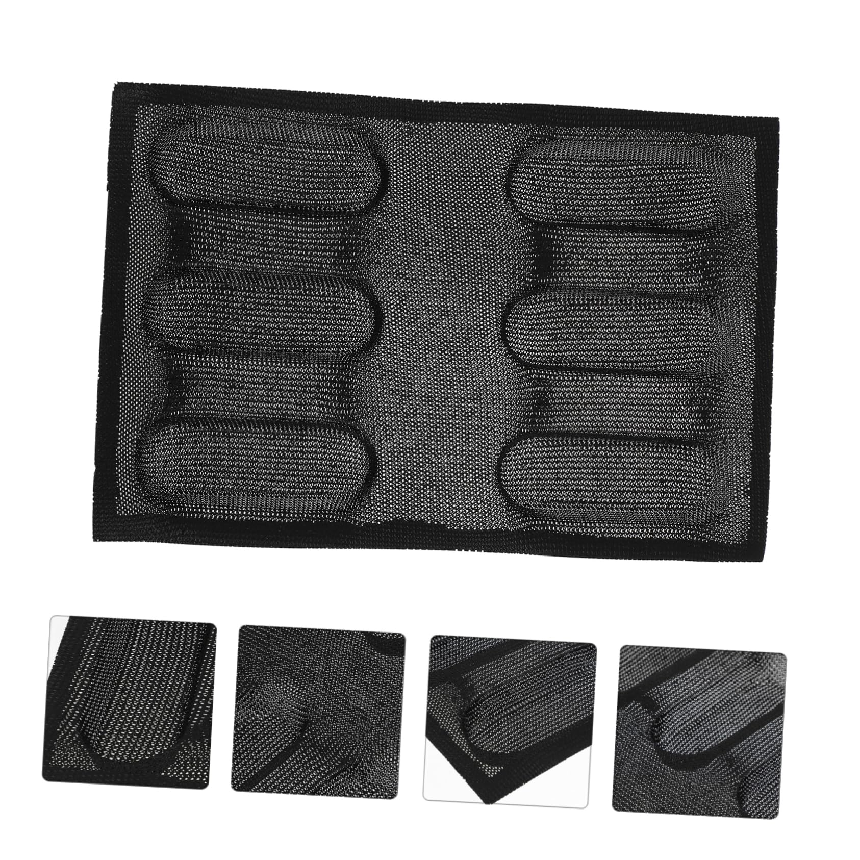 ABOOFAN 3 Pièces moule à pain en silicone support de rouleau à pâtisserie moule en caoutchouc poêle plate moules à pâtisserie outil de cuisson de cuisine moule à pâtisserie Français four