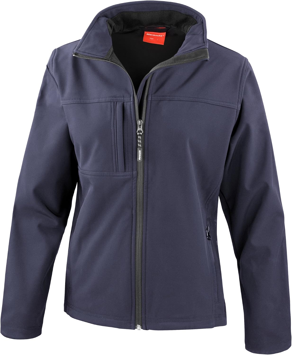 Result Womens Softshell Performance Jacket (L) (Navy Blue)