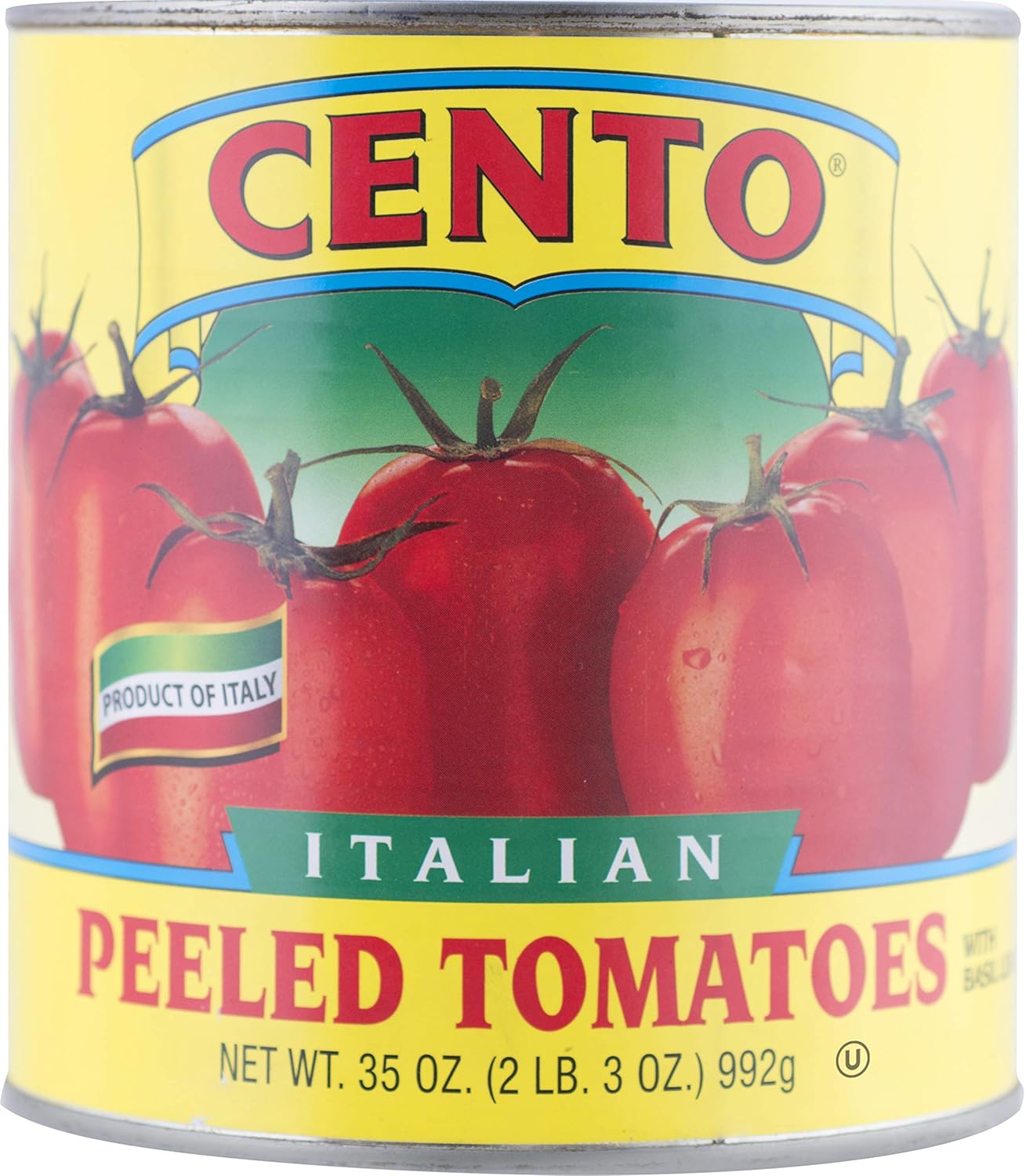 Cento Peeled Tomatoes, 35 Ounce Cans (Pack of 12) Canned And Jarred Peeled