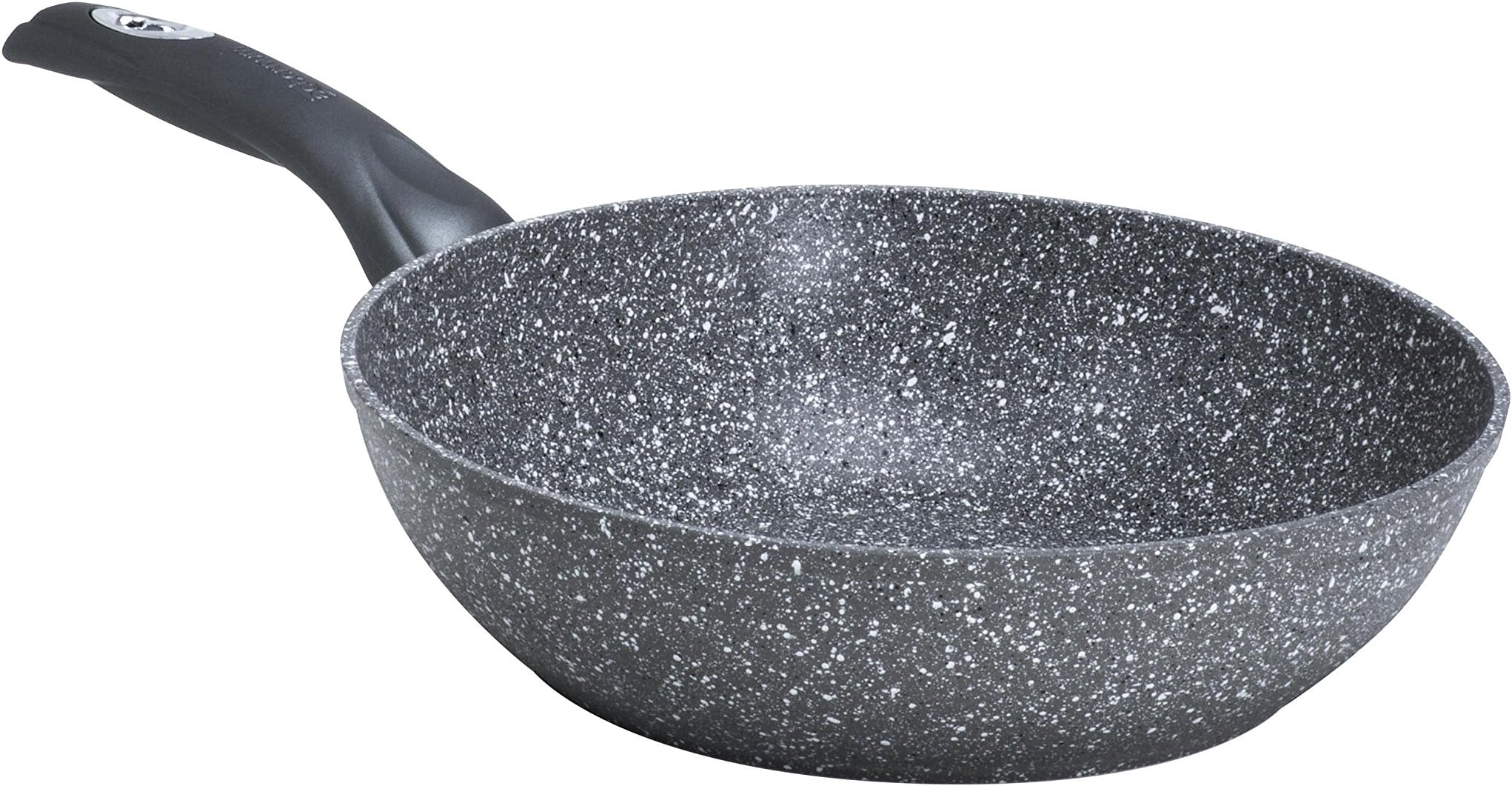 Aeternum Rave – y0 °C6sp0280 PETRAVERA Madam – Aluminium Wok Frying Pan – 28 cm – Grey