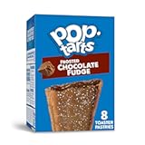 Toaster Pastries, Breakfast Foods, Kids Snacks, Frosted Chocolate Fudge, 13.5oz Box (8 Pop-Tarts)