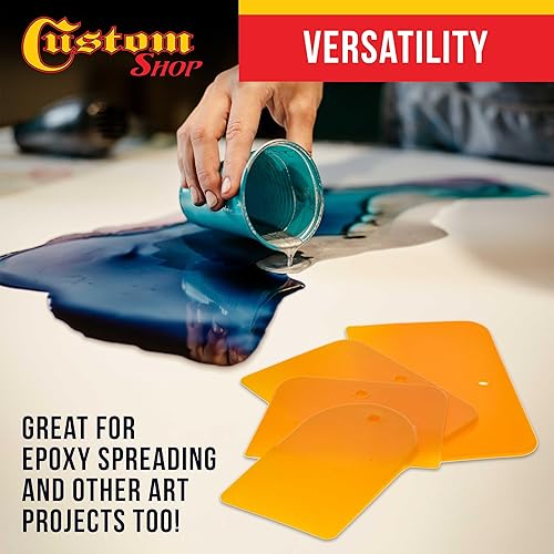 Miniatura 5 de Custom Shop Juego de 24 esparcidores de relleno de cuerpo, 6 cada 3, 4, 5 y 6 pulgadas, aplica rellenos de carrocería automotriz, masillas,