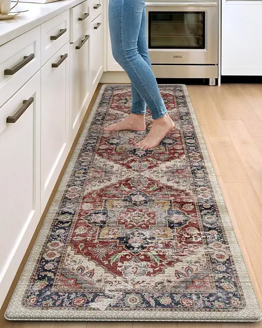 DEXI Kitchen Floor Mats Cushioned Anti Fatigue Runner Rug, 24x87