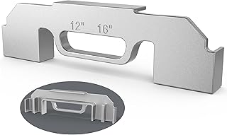 Kolvoii 3 in 1 Framing Tools, 12", 14" & 16" On-Center Stud Layout Tool, 100% Cast Aluminum Framing Jig, Stud Framing Tool for Walls, Roofs, Floors or Ladders
