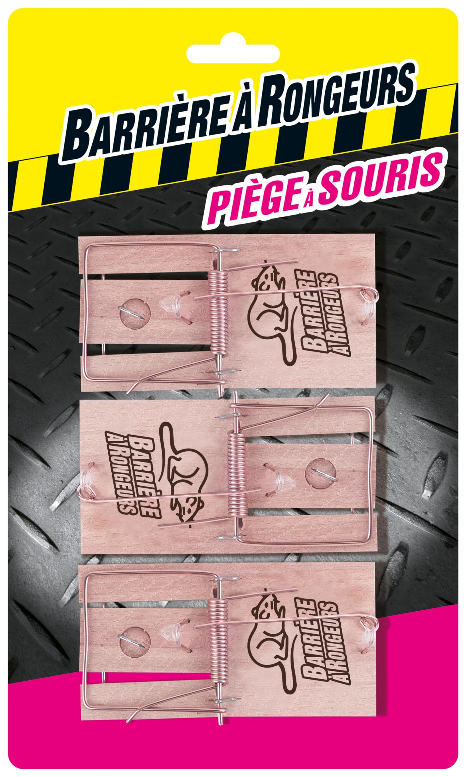 Compo bartapsou3 Pułapki na mysz – 3, brązowe, 14,5 x 1,7 x 24,5 cm