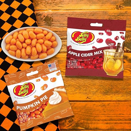 Miniatura 2 de Sweetzo - Caramelos temáticos de otoño con temática de pastel de calabaza y sidra de manzana, mezcla de variedades de dulces con temática de Acción