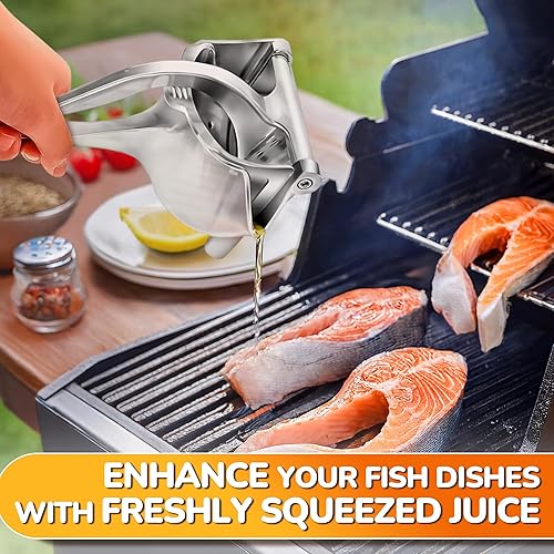 Miniatura 8 de Exprimidor de jugo de cítricos de mano - Exprimidor de jugo de naranja LEGLO Exprimidor de prensa en frío Exprimidor de mano de limón y lima -