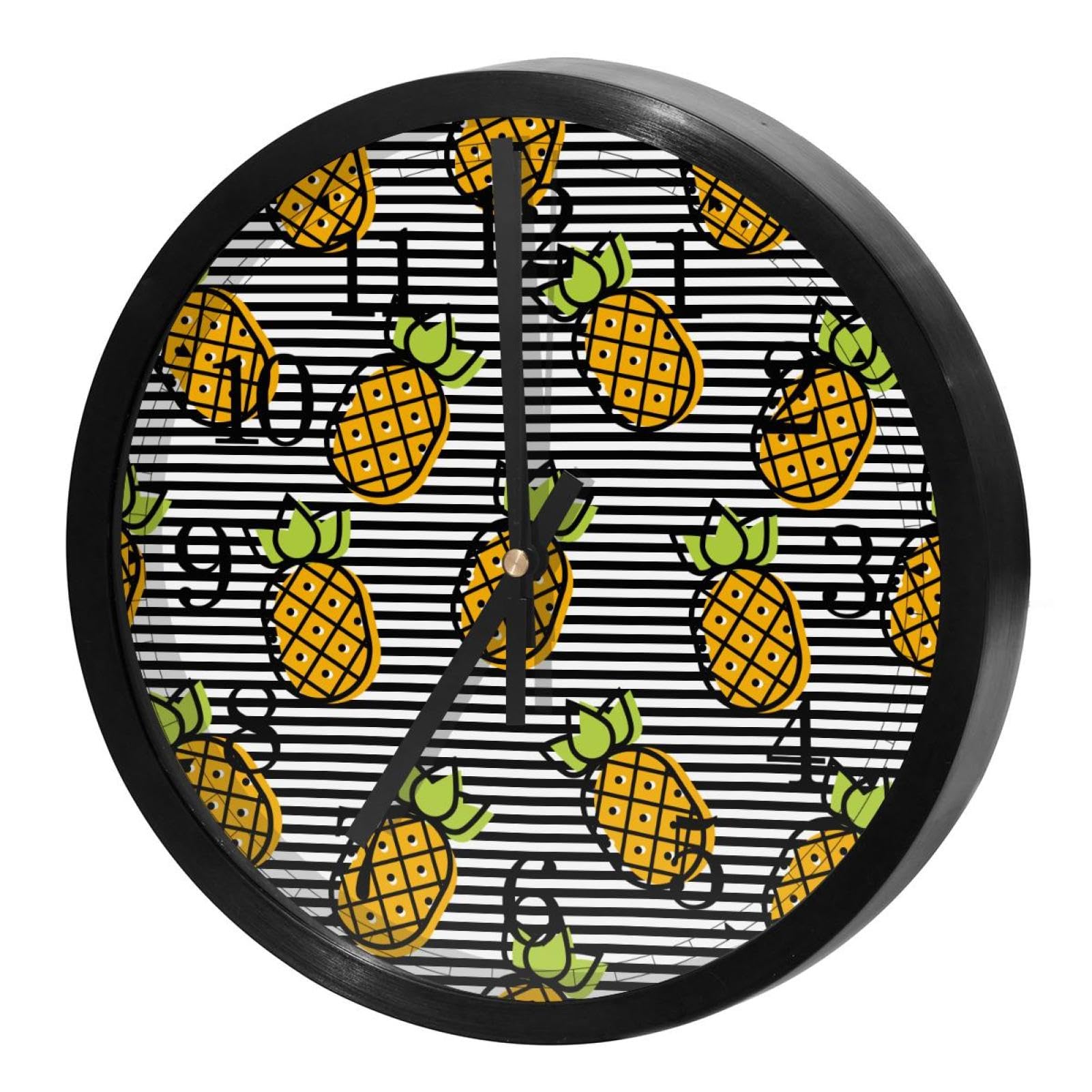 Horloge murale silencieuse ronde pour une cuisine ou une école moderne