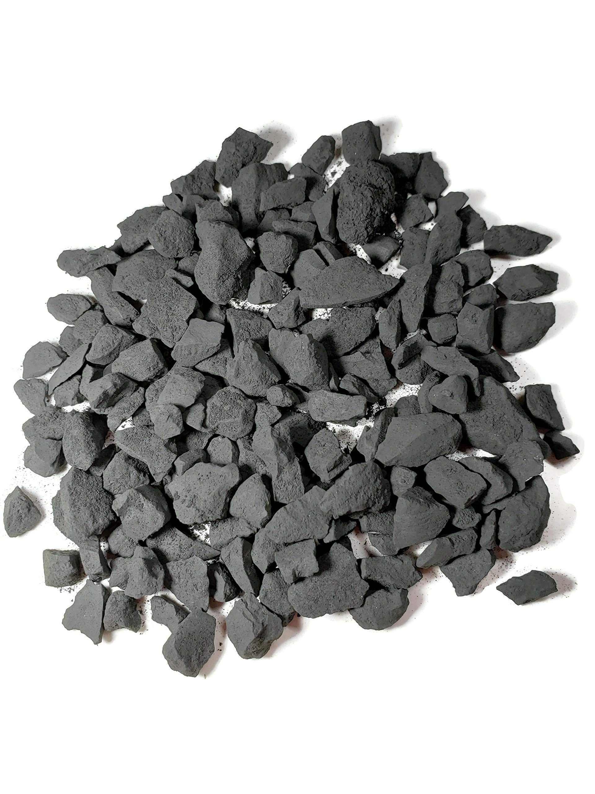 Top Rock Shop 2oz Shungite Package 5 10mm Raw Natural Rough Small Chips and Mini Chunks Healing Crystal Gemstones from Russia for Making Orgonite Crafts and Other Crafting Black
