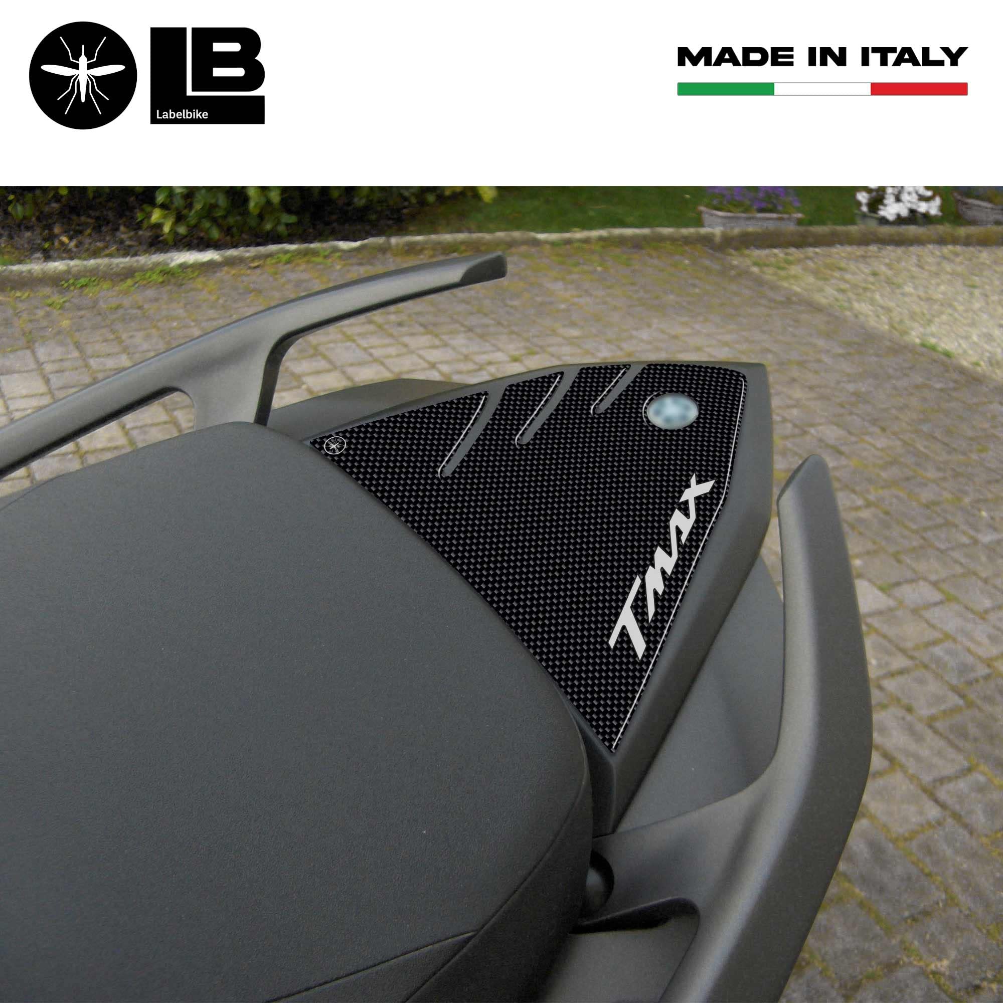 AMA SHOP Adhesivo Contorneado Con Número Tricolor Personalizable Mod.2|Sticker Para Casco, Moto, Caravana