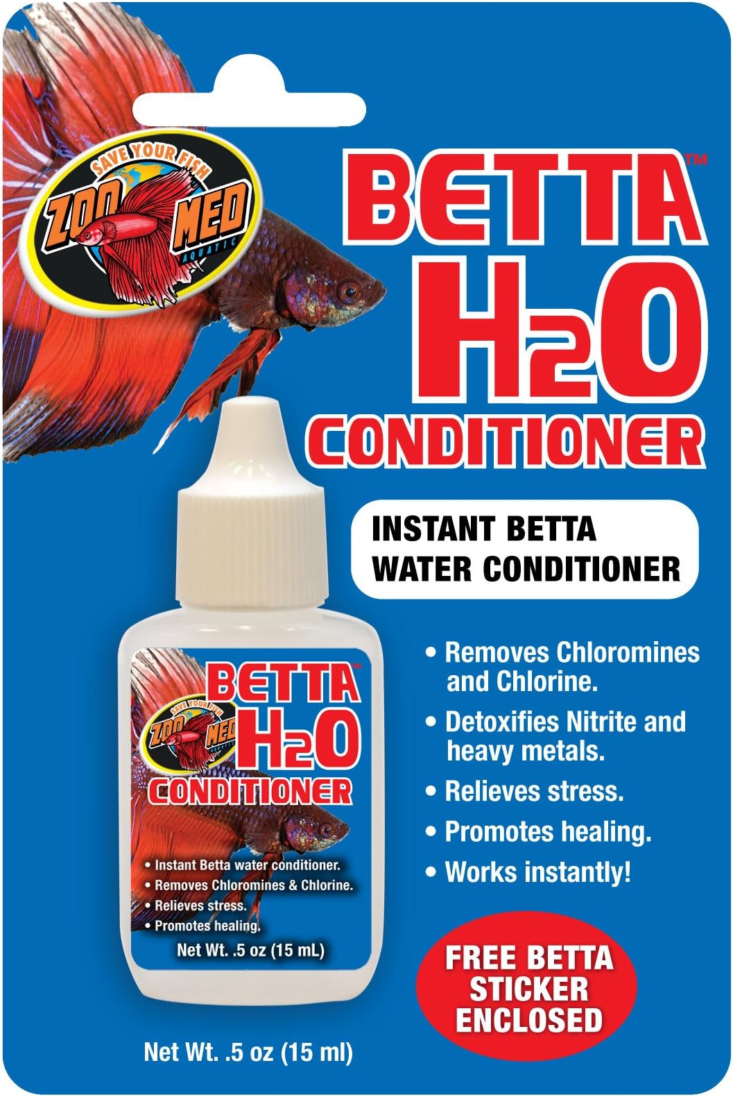 Betta H2O Conditioner,0.5 oz
