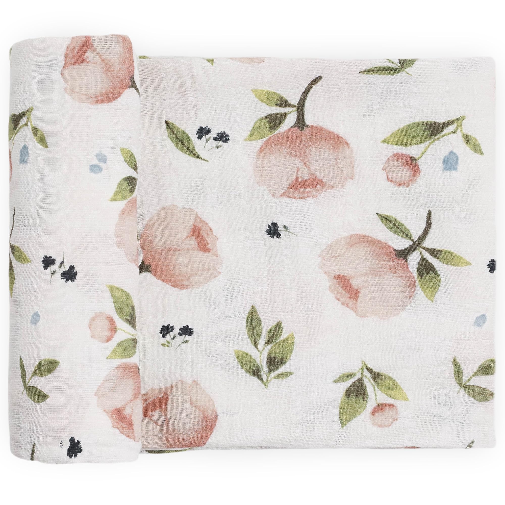 Little Unicorn Muslin Swaddle Blanket for Newborns &amp; Infants | Soft &amp; Breathable Fabric | Baby Blanket for Swaddling, Nursing, Shower Gifts (Watercolor Floret)