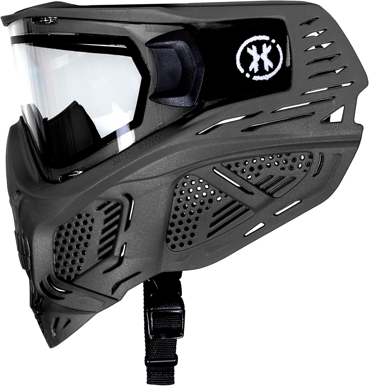 HK Army HSTL Skull Paintball Goggle / Airsoft Mask (Black, Clear) : Sports & Outdoors