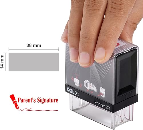 Miniatura 5 de Sello de goma de la firma de los padres autoentintado personalizado Colop Oficina P20 Mini Stamper