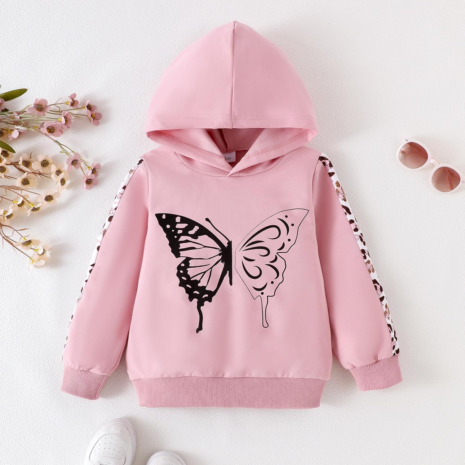 Girls Clothes Fall Winter Toddler Outfits Leopard-print Hoodie Sweatshirt + Sweatpants 2 Piece Set 4-12 Years - Image 8