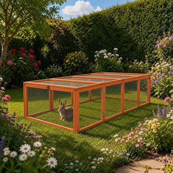 BUNNY BUSINESS Guinea Pig and Rabbit Run 6ft