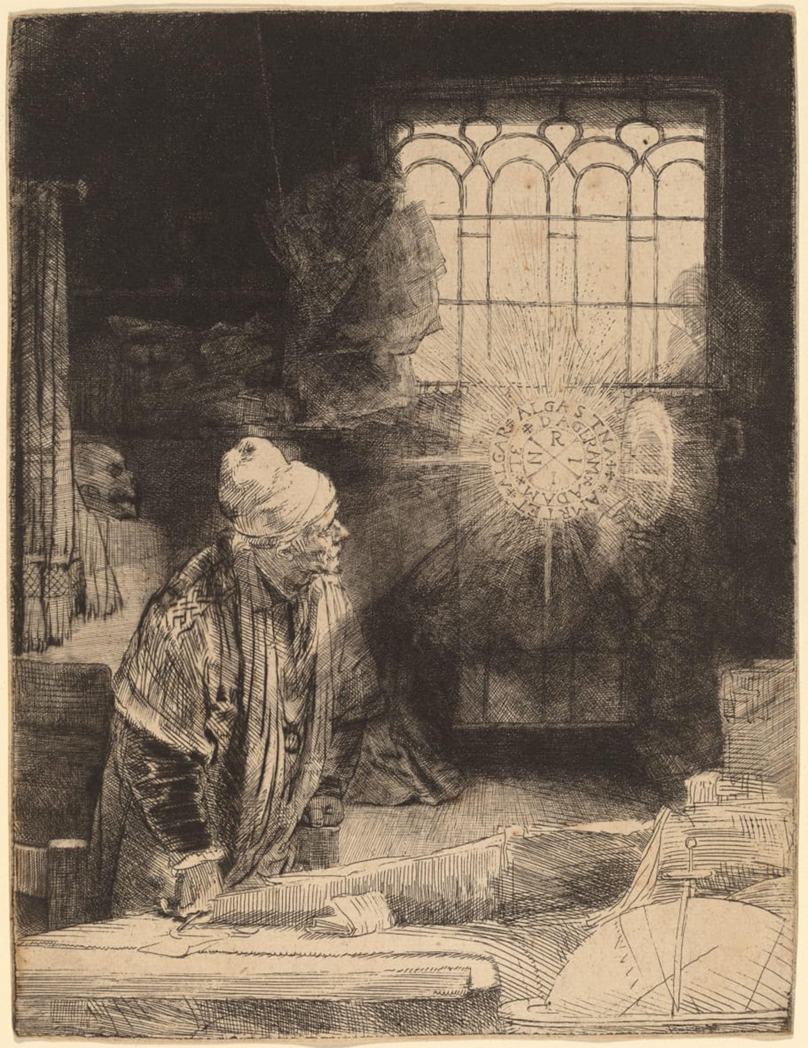 Faust de Rembrandt poster impression tableaux graffiti art mural 60x90 - 5