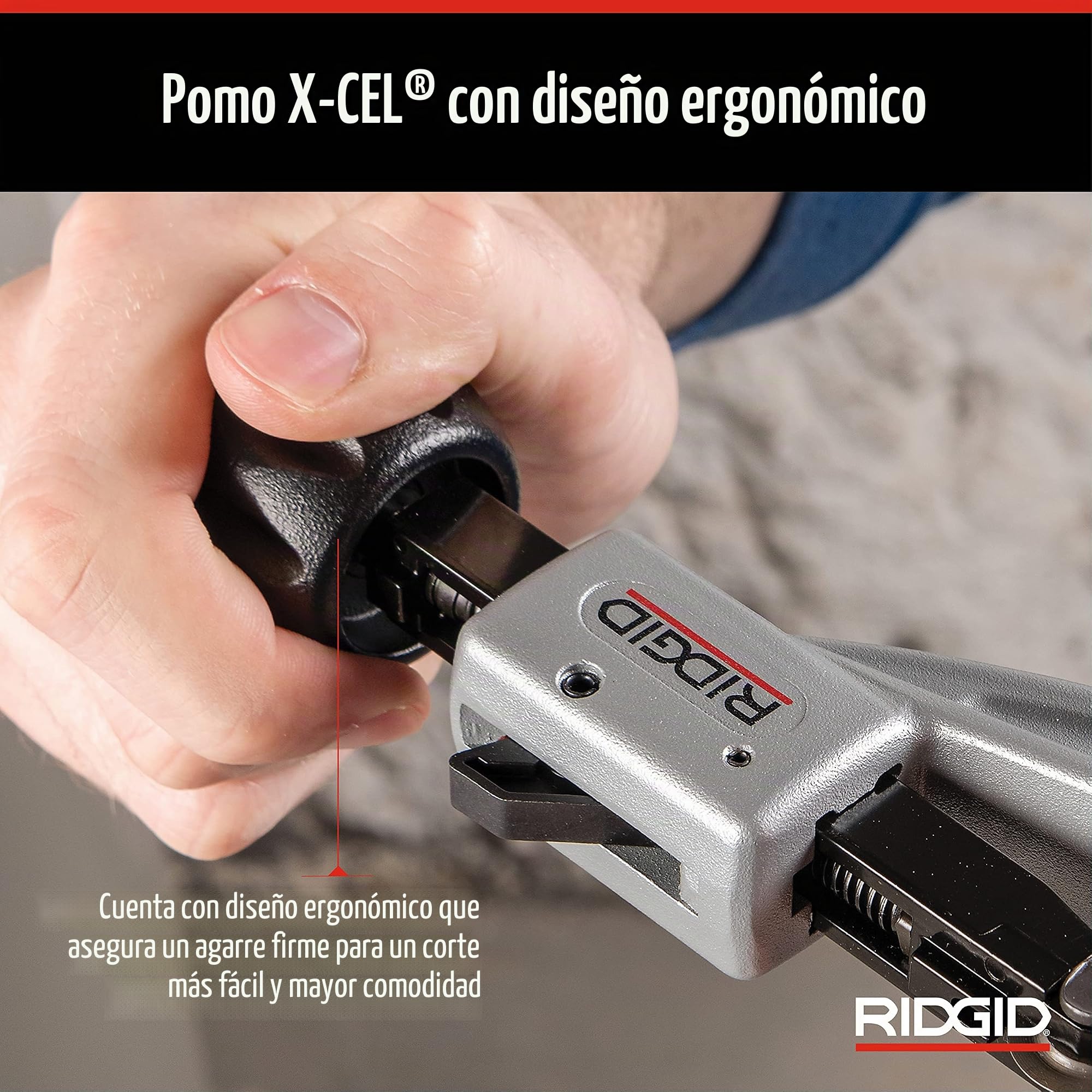 RIDGID 31632 Modelo 151 Cortador de tubos de acción rápida, Cortador de tubos de 6 mm a 48 mm