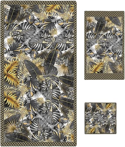 Juego de toallas de baño de palmera para baño, toallas de lujo, regalos para mujeres, secado rápido, playa, cocina, mano, cabello, cara, yoga,