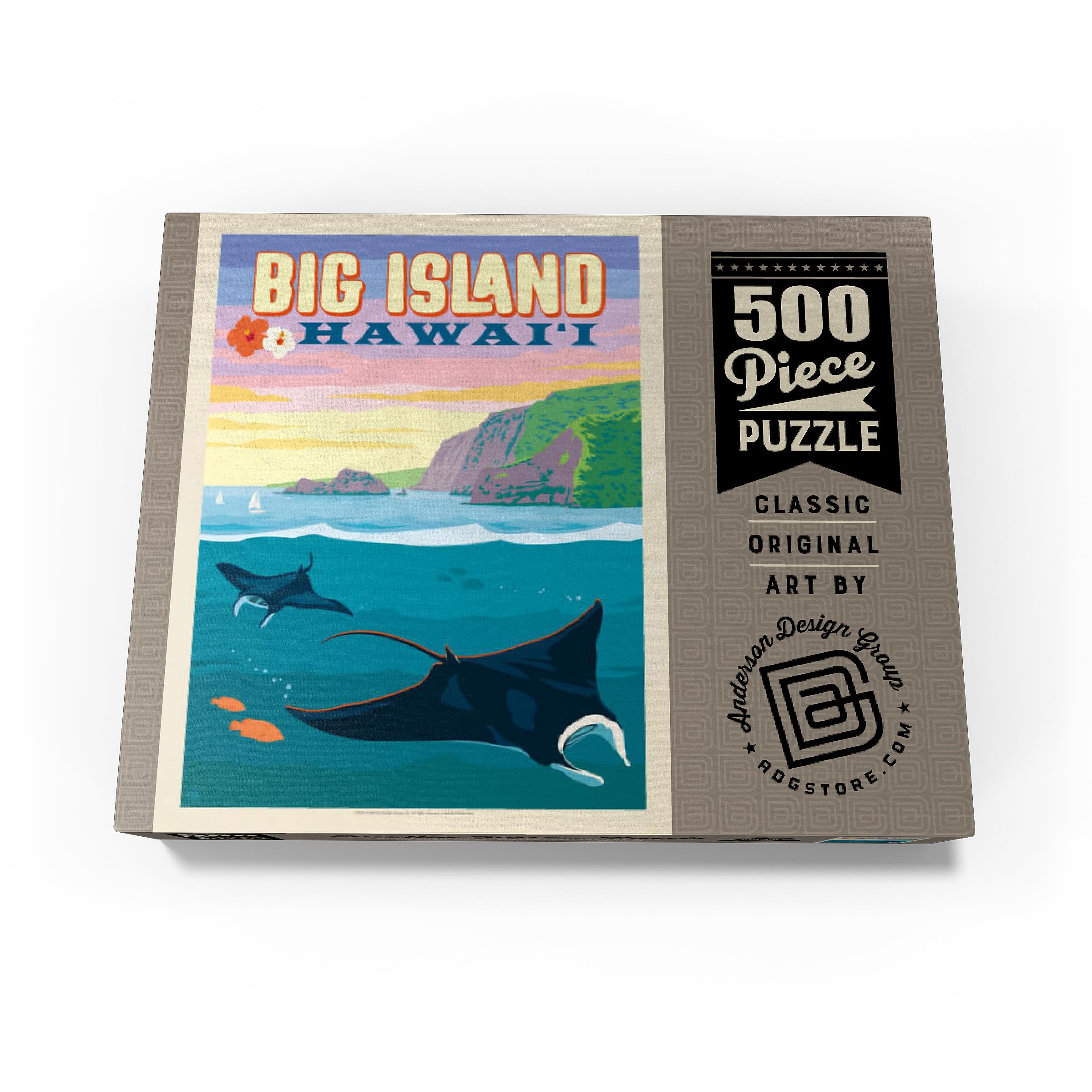 Amazon.com: MyPuzzle Hawaii: Big Island (Manta Rays), Vintage