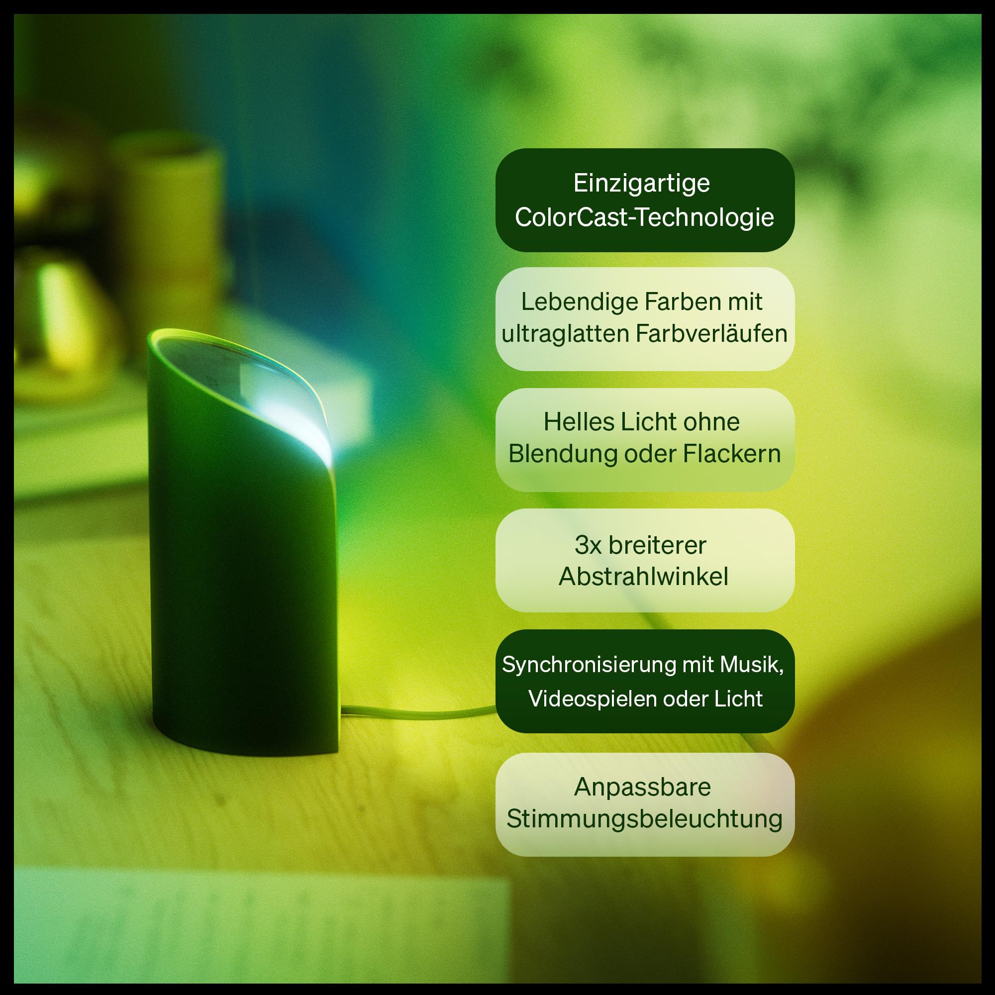 Philips Hue Play Smart Wall Washer Weiß, farbiges Licht, Bluetooth, Sprachsteuerung, 2er Pack