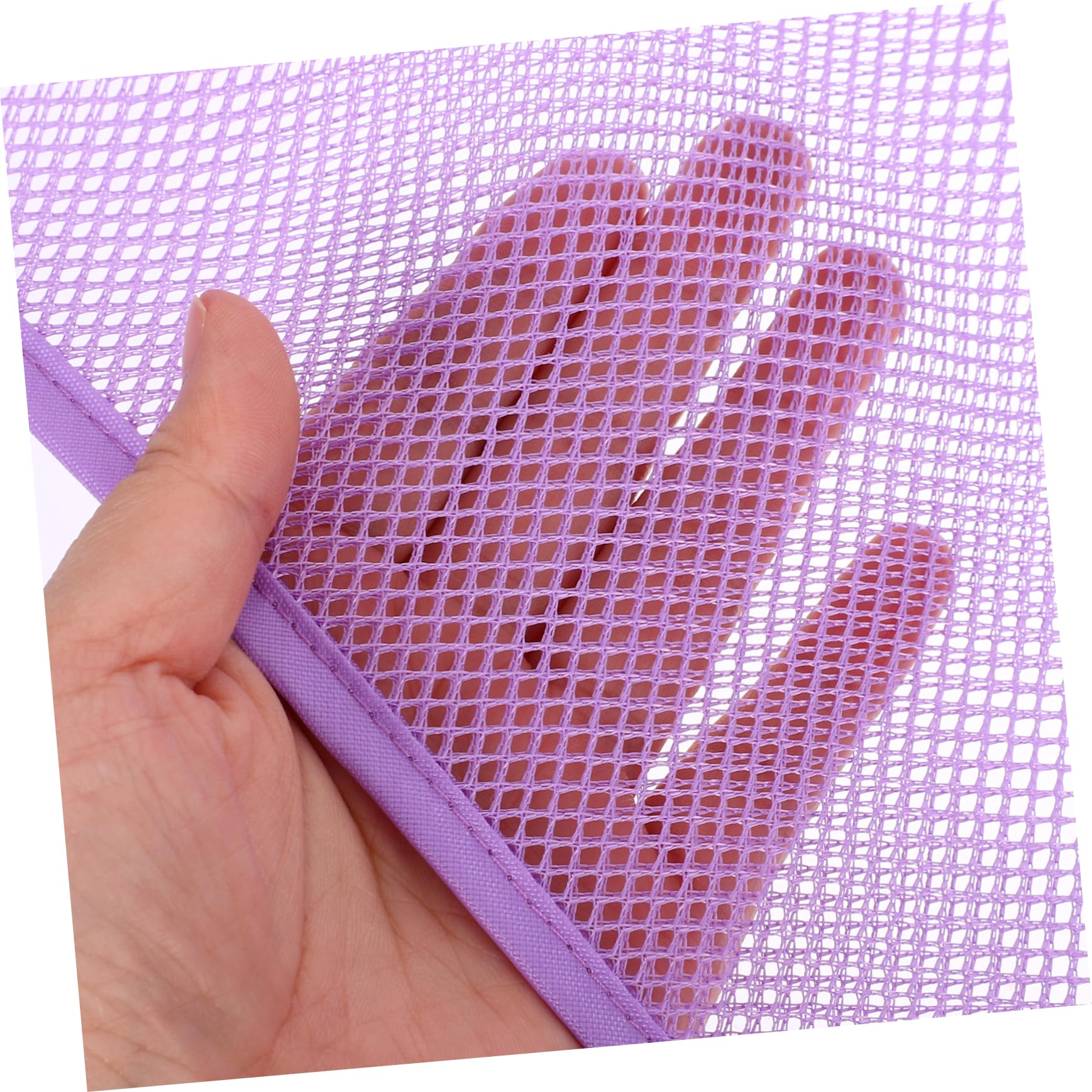 Kisangel Multi-Function Mesh Bag Bathing Toys Holder Wall-Mounted Sturdy Storage for Teenagers Easy Access