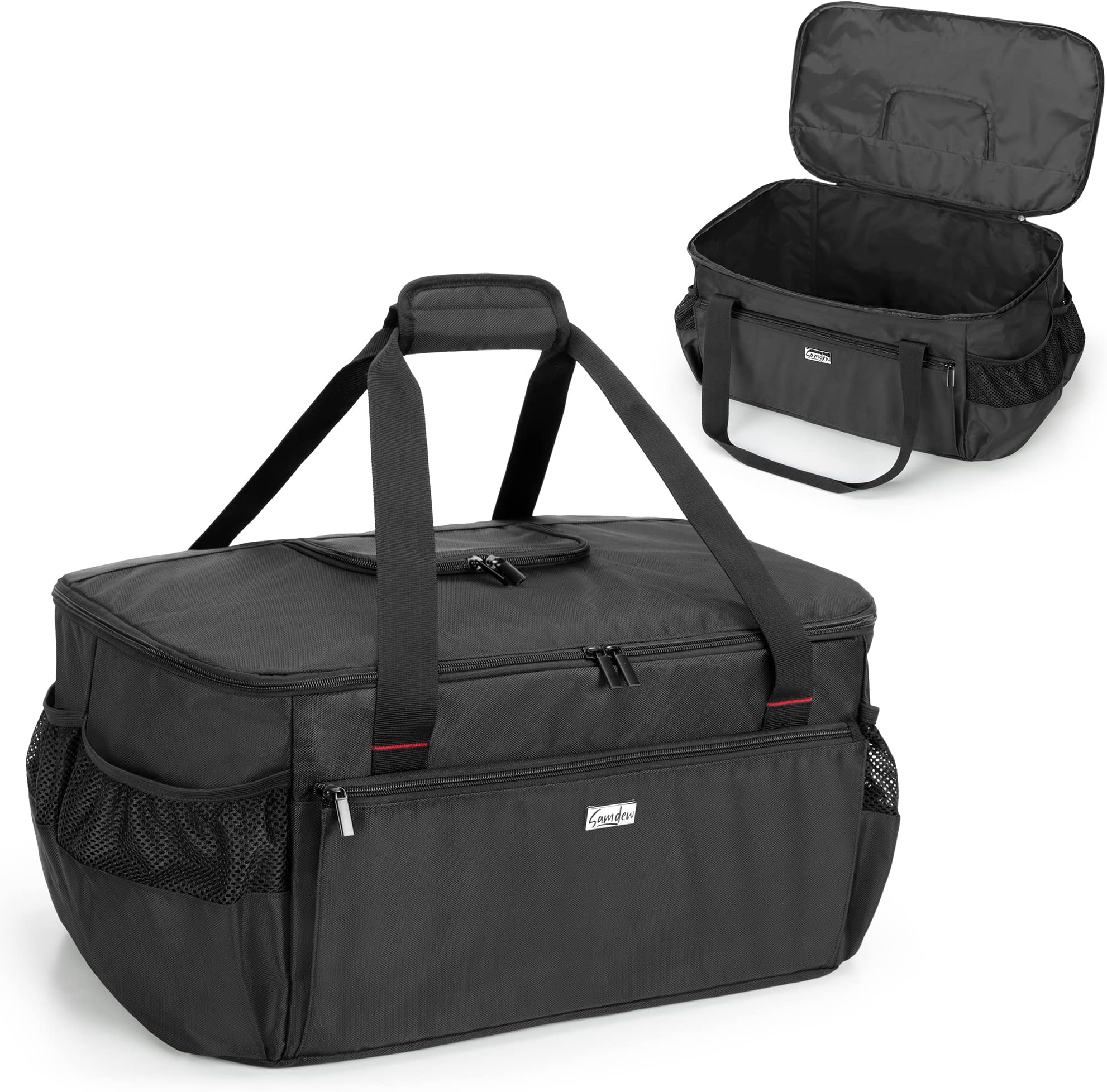 Outdoor Grill Cover Compatible with Weber 121020 Go-Anywhere Charcoal Grill, Portable Grill Storage Carry Bag Compatible with Weber 1141001 Go-Anywhere Gas Grill, Bag Only (Patented Design)