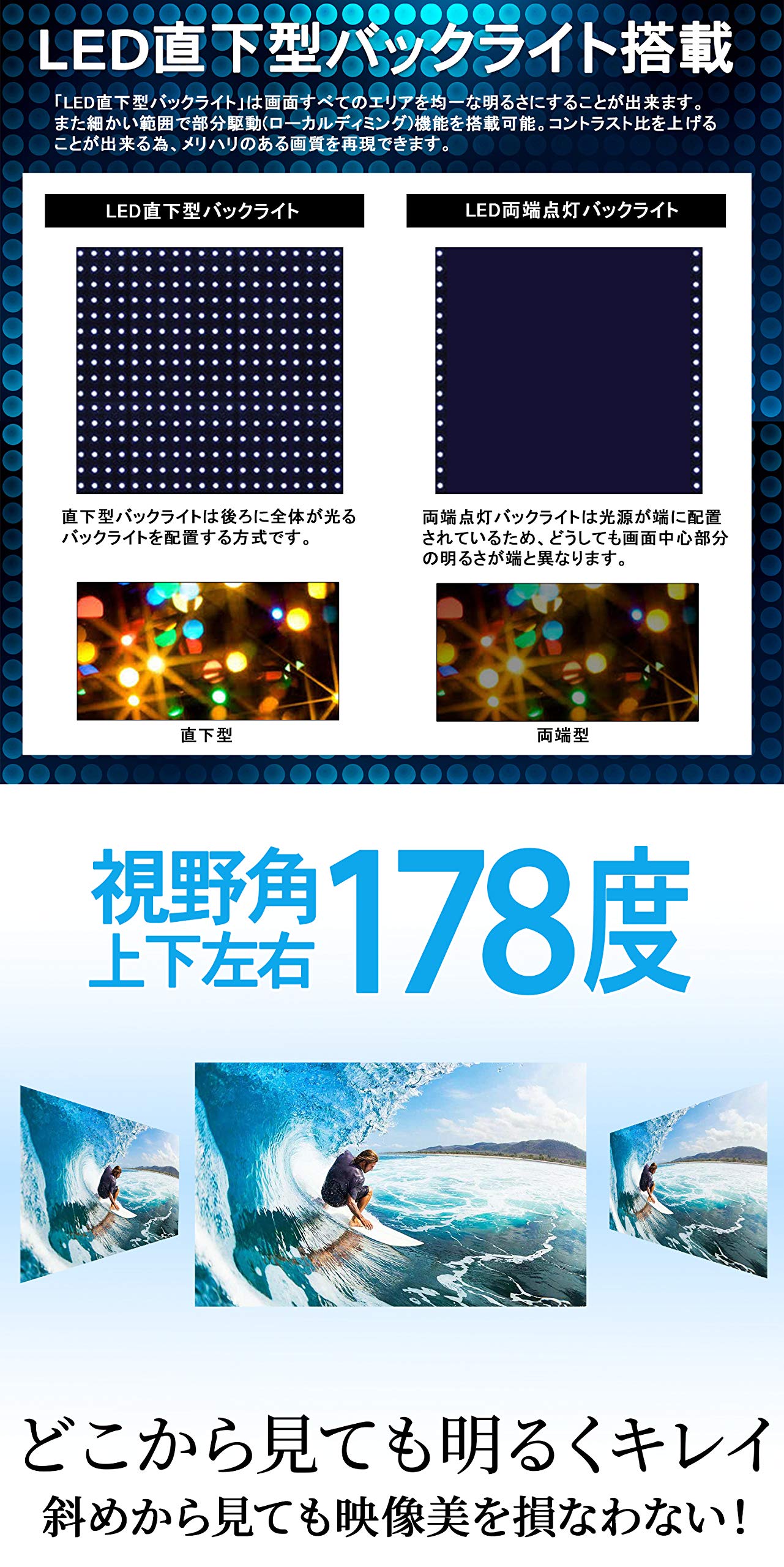 Amazon | 東京Deco 32V型 木目調 地上・BS・110度CS デジタル