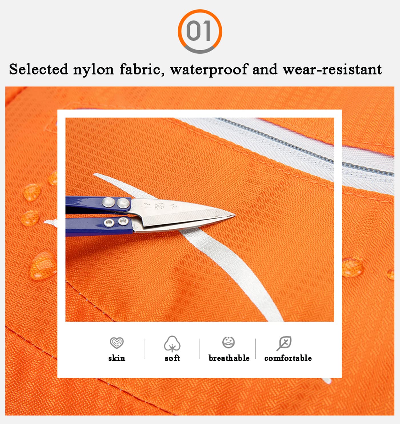 YYFRIEND Waterproof Outdoor Travel Folding Backpack Fitness Backpack