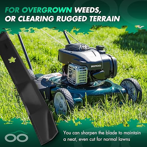 Miniatura 7 de SCITOO 139775 Cuchilla de cortacésped para cubierta de 42 pulgadas para AYP 139775, 532139775, 917139775P, 917532139775 para Craftsman 24652 para