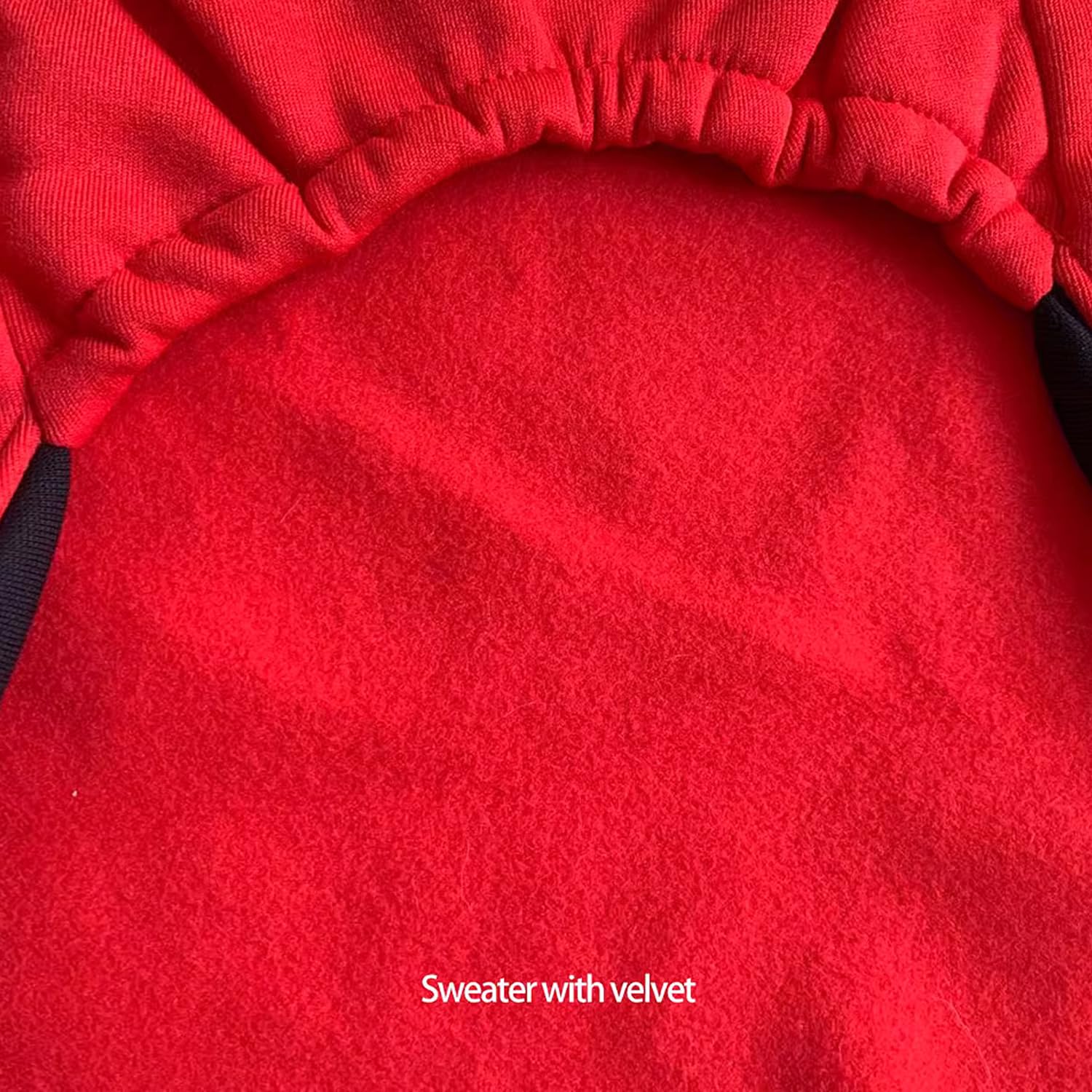 Dreamls Hundekleidung Winter-Overall, Baumwolle Einteiler Für Große Hunde – Weihnachtsrot Mit Anti-Haar-Design | Warme Hundepyjamas Für Kalte Tage