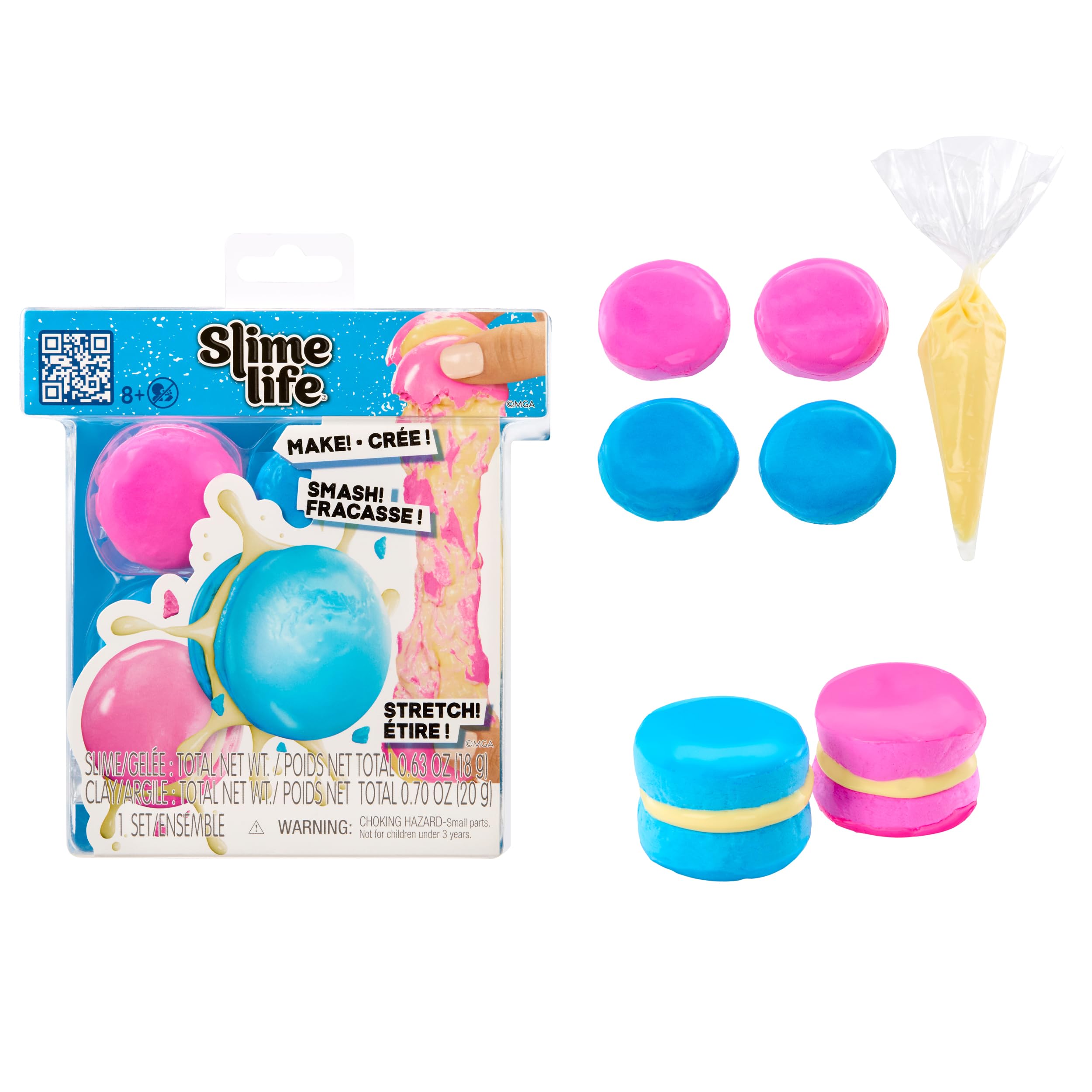 Amazon | Slime Life マカロン DIY スライムキット - 食材の箱を開けて