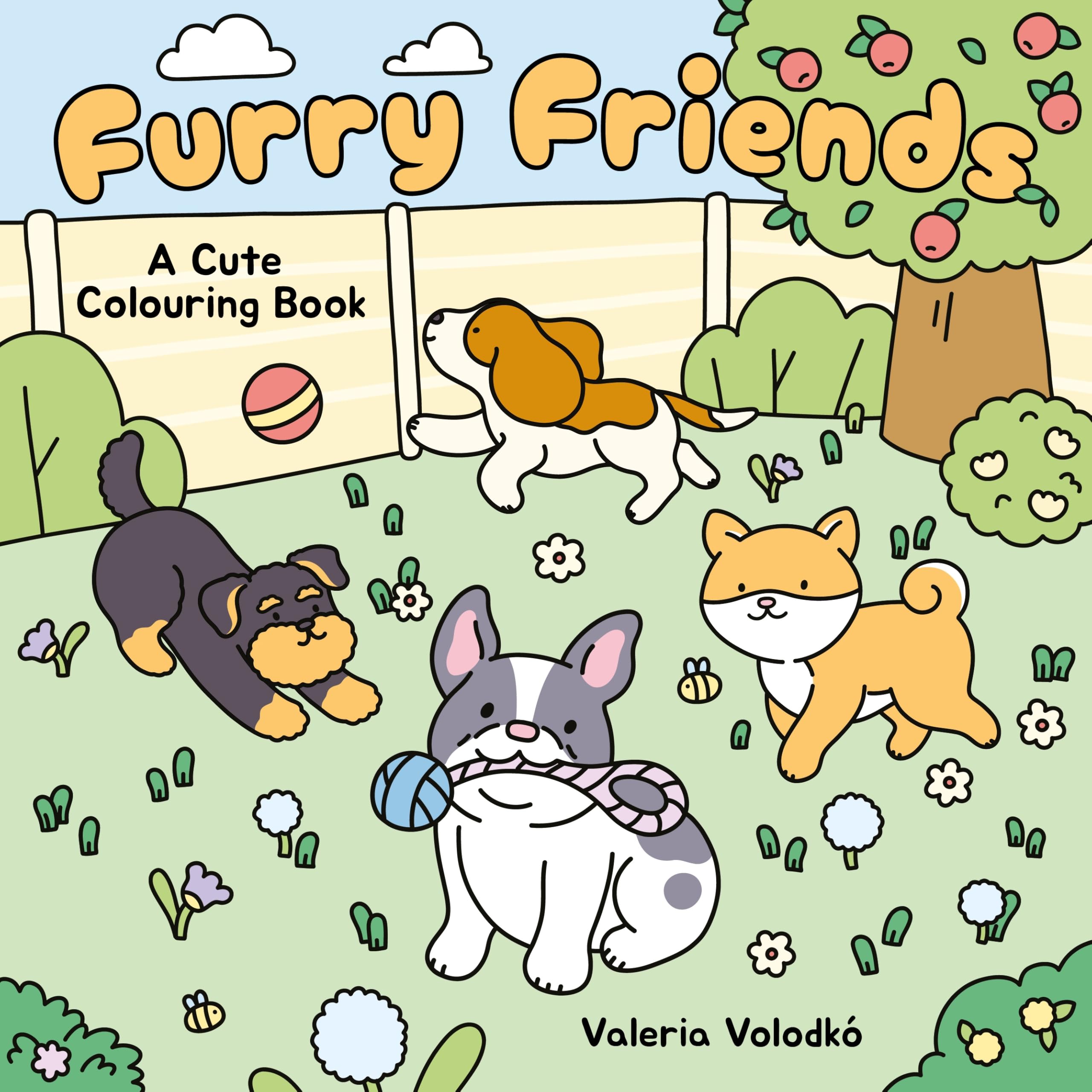 Furry Friends Cute Colouring Book (Cosy Colouring)