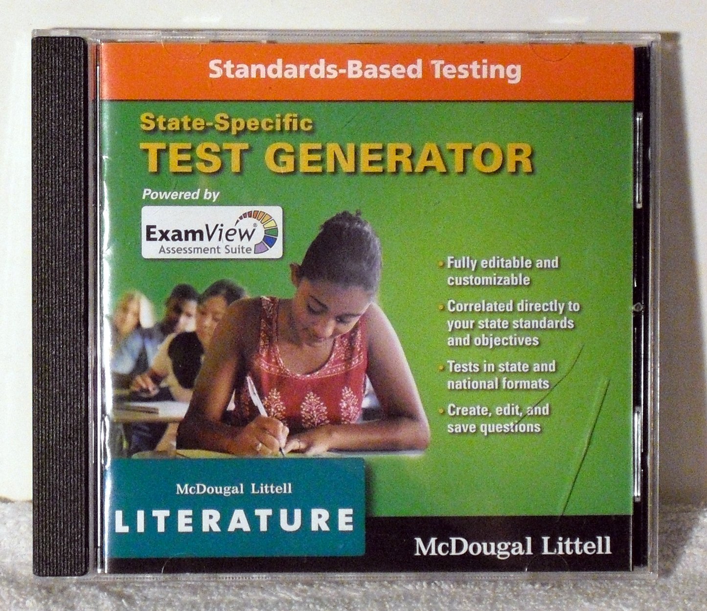Literature, Grade 8: Examview Suite 6.0 Test Generator