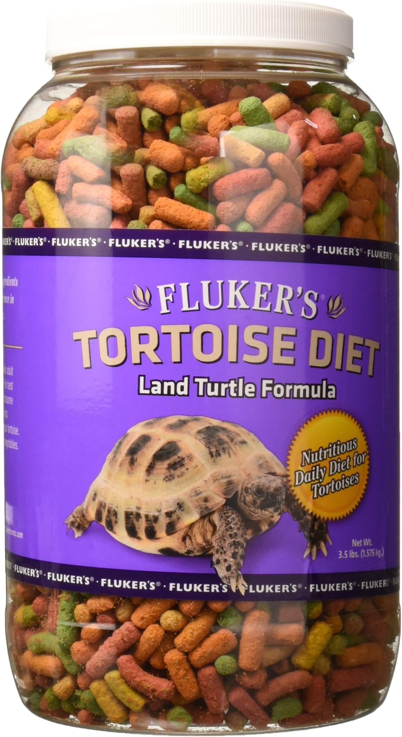 Flukers Land Turtle Formula Tortoise Diet Large Pellet - 1.5kg