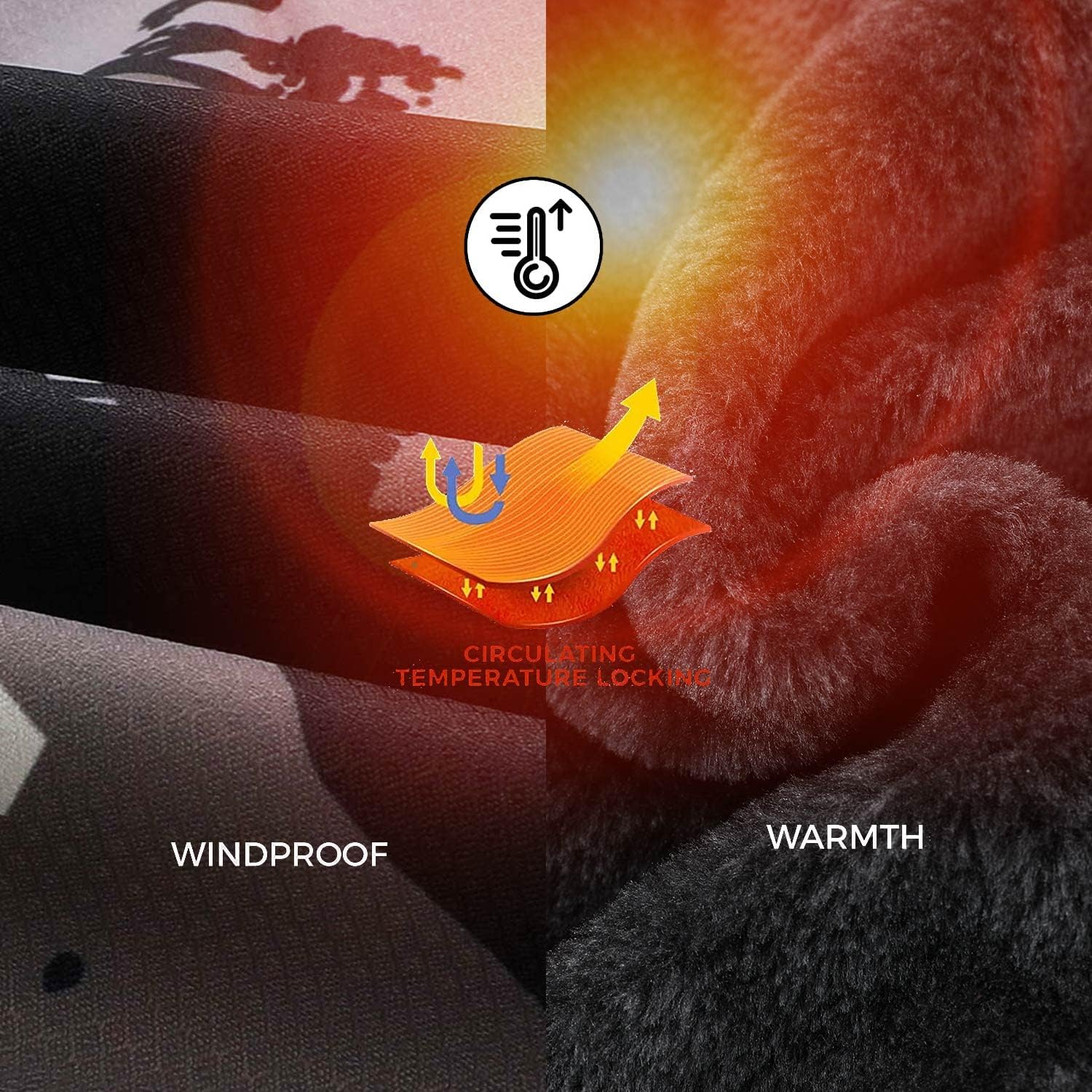 OHSNMAKSL Boy's Waterproof Ski Jacket Warm Winter Snow Coat Kids Fleece Snowboarding Jackets Thick Hooded Windproof Coats - Image 5