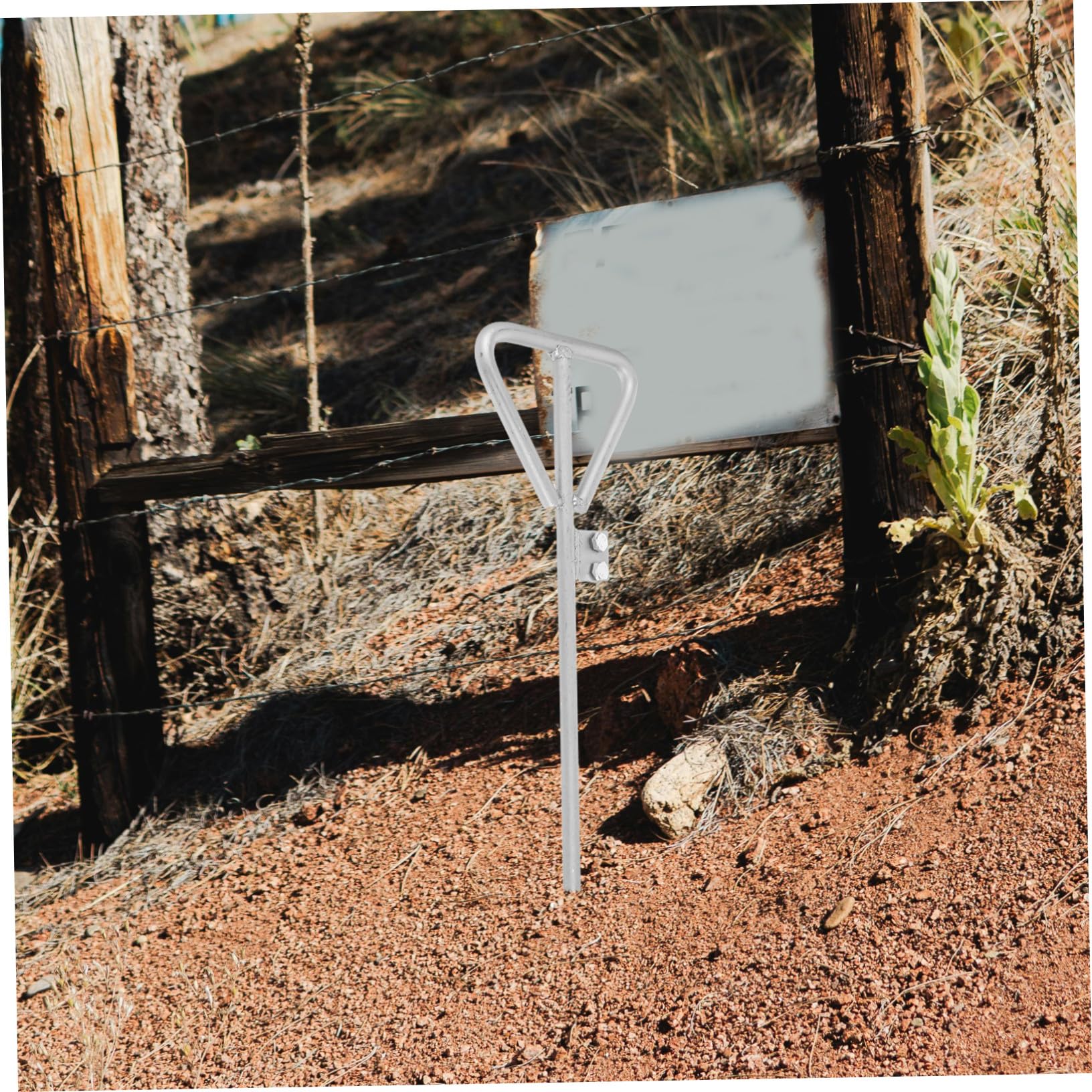 Toddmomy Perno di Messa Terra in Ferro Zincato per Recinzioni Elettriche Antenne Parabole Satellitari Asta di Messa Terra Portatile Resistente