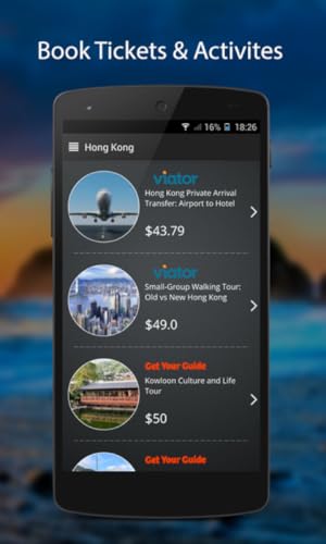 Hongkong City Guide Travel App