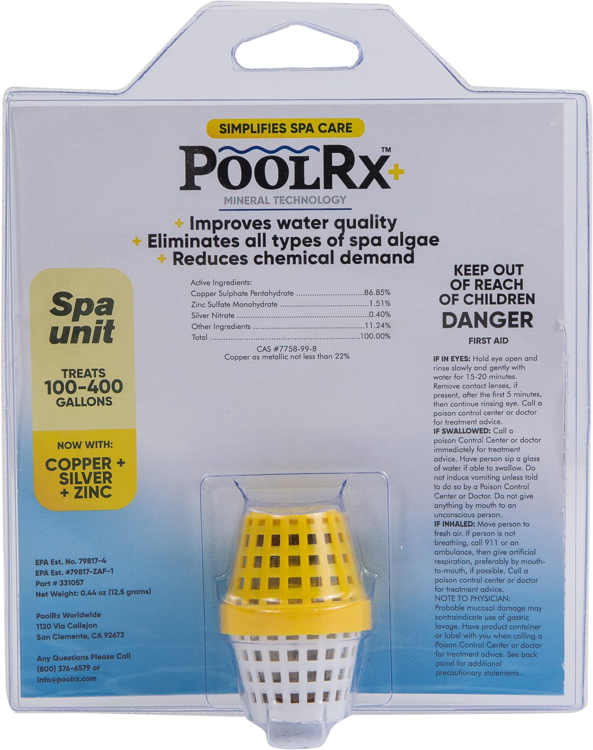 Amazon.com : PoolRX+ spa Unit 100-400 gallons : Patio, Lawn & Garden