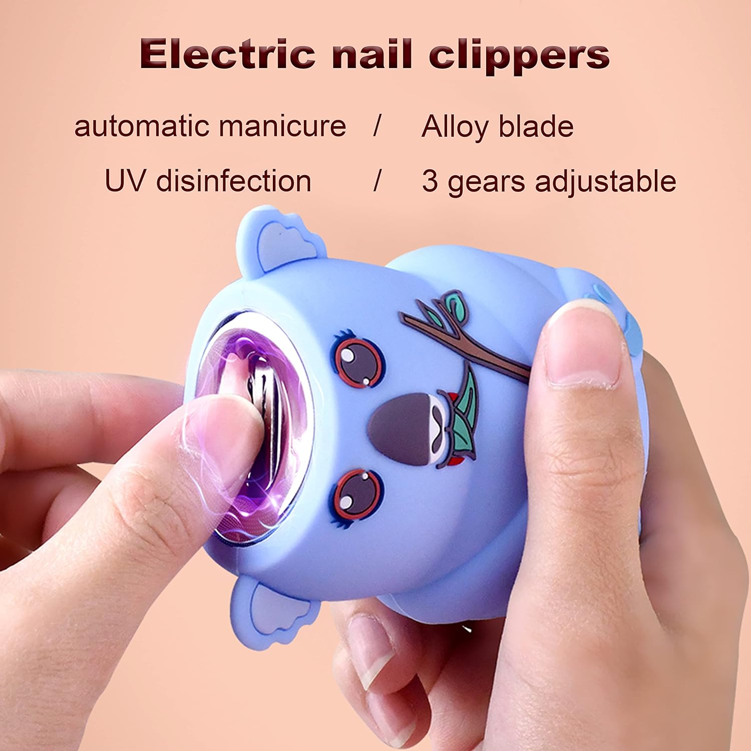 Trim Your Baby's Nails with Ease - Electric Nail Trimmer for Newborns and Children, Designed for Delicate Nails of Newborns and Children