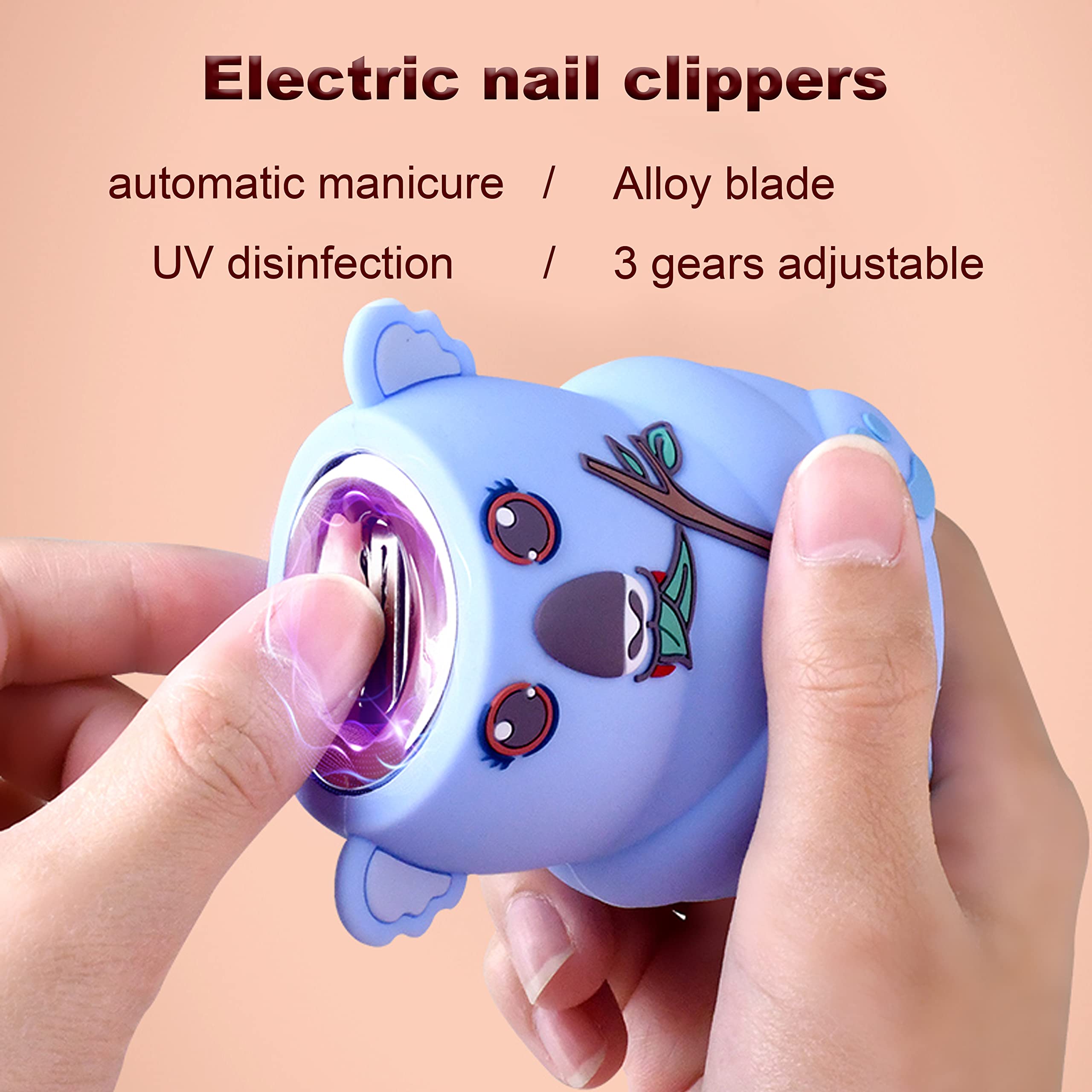 Trim Your Baby's Nails with Ease - Electric Nail Trimmer for Newborns and Children, Designed for Delicate Nails of Newborns and Children