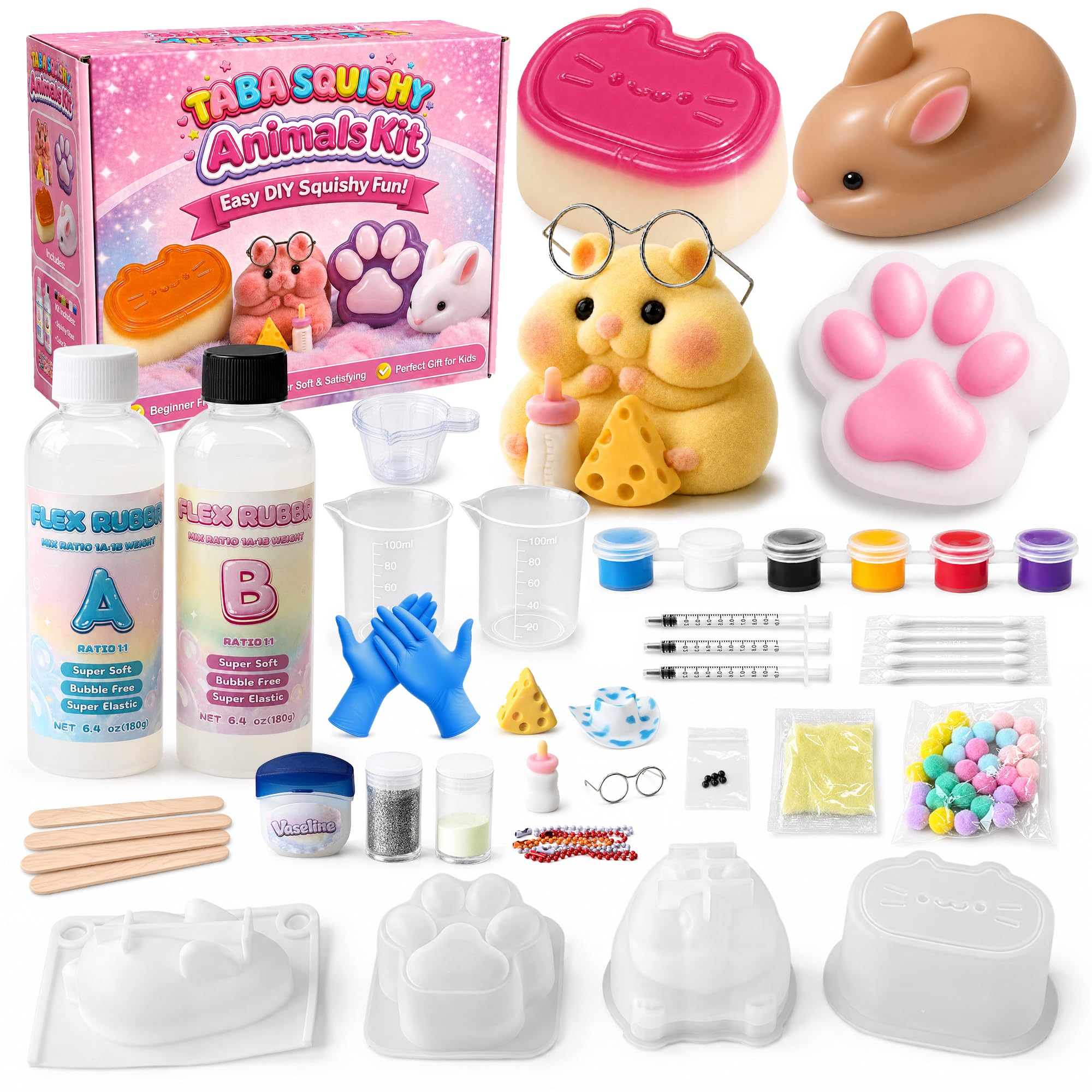 Funewest Taba Squishy Making Kit for Kids