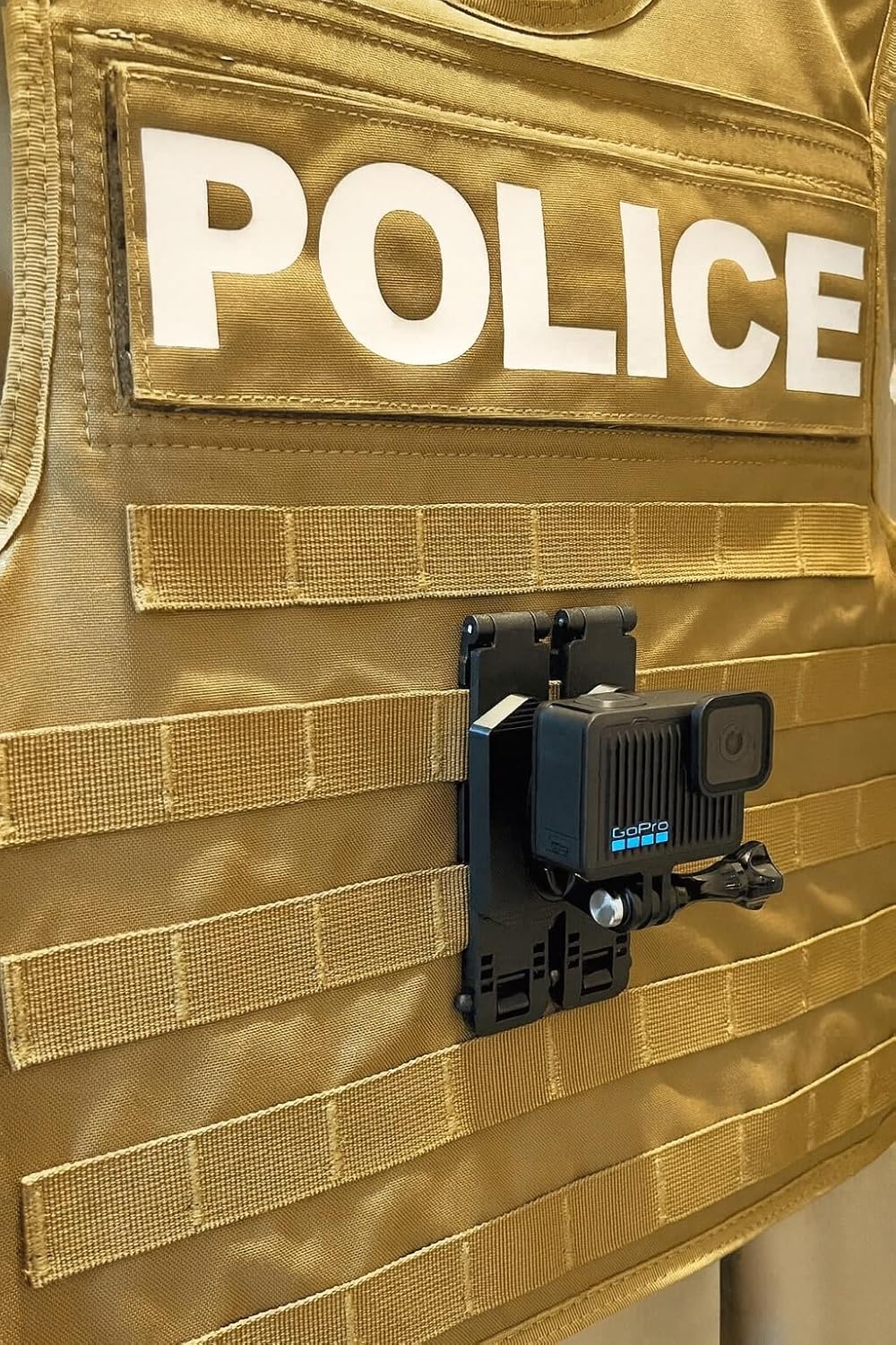 MOLLE Body Mount for Action Camera – Tactical Chest & Shoulder Strap Holder (Cam Not Included)