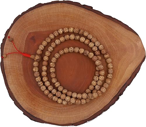 DharmaObjects 108 cuentas auténticas de semillas de Bodhi de estilo tibetano budista para meditación y compasión Rojo DharmaObjects 108 cuentas auténticas de semillas de Bodhi de estilo tibetano budista para meditación y compasión Rojo